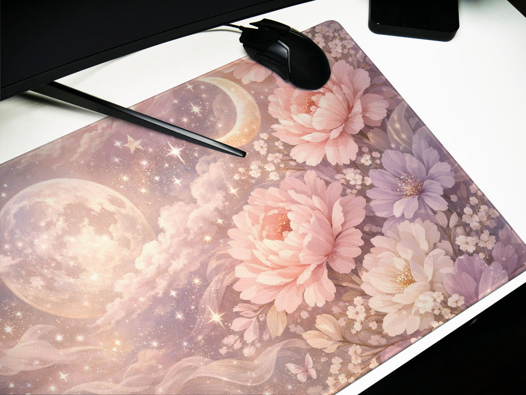 Deskpad - Moonlit Peony Garden, image 8