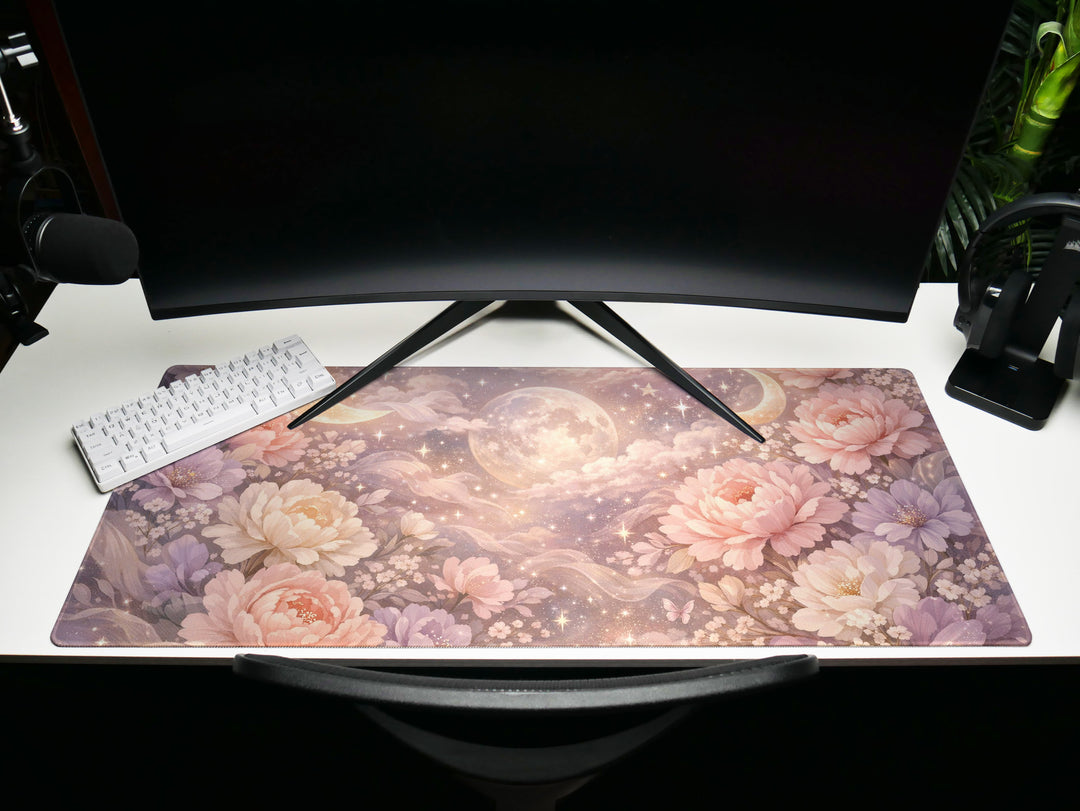 Deskpad - Moonlit Peony Garden, image 10