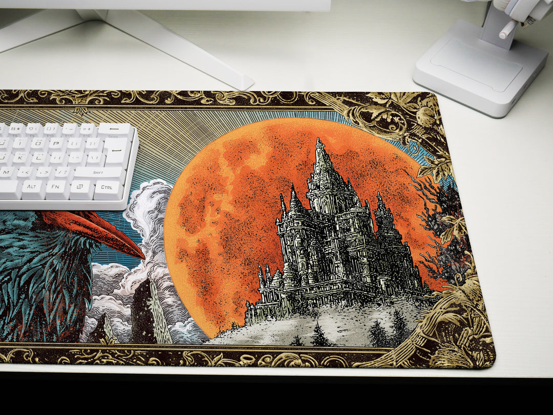 Deskpad - Crimson Moon Caw, image 12