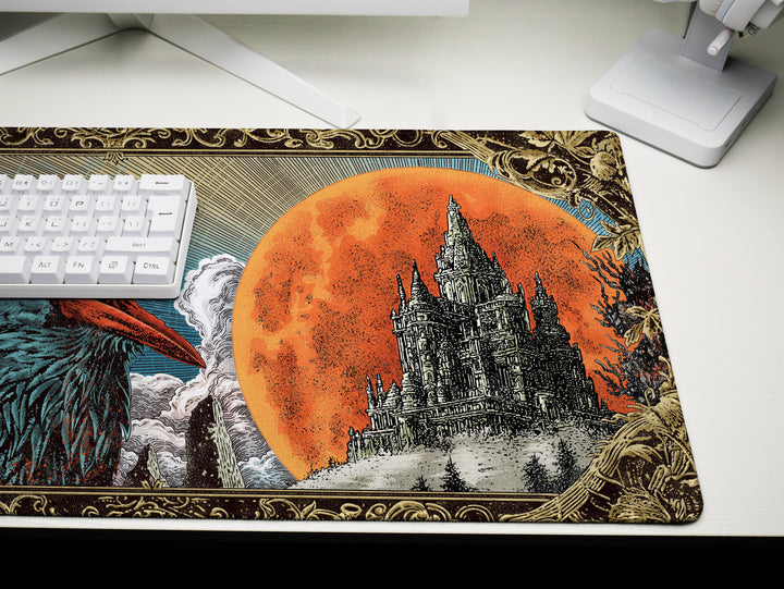 Deskpad - Crimson Moon Caw, image 12