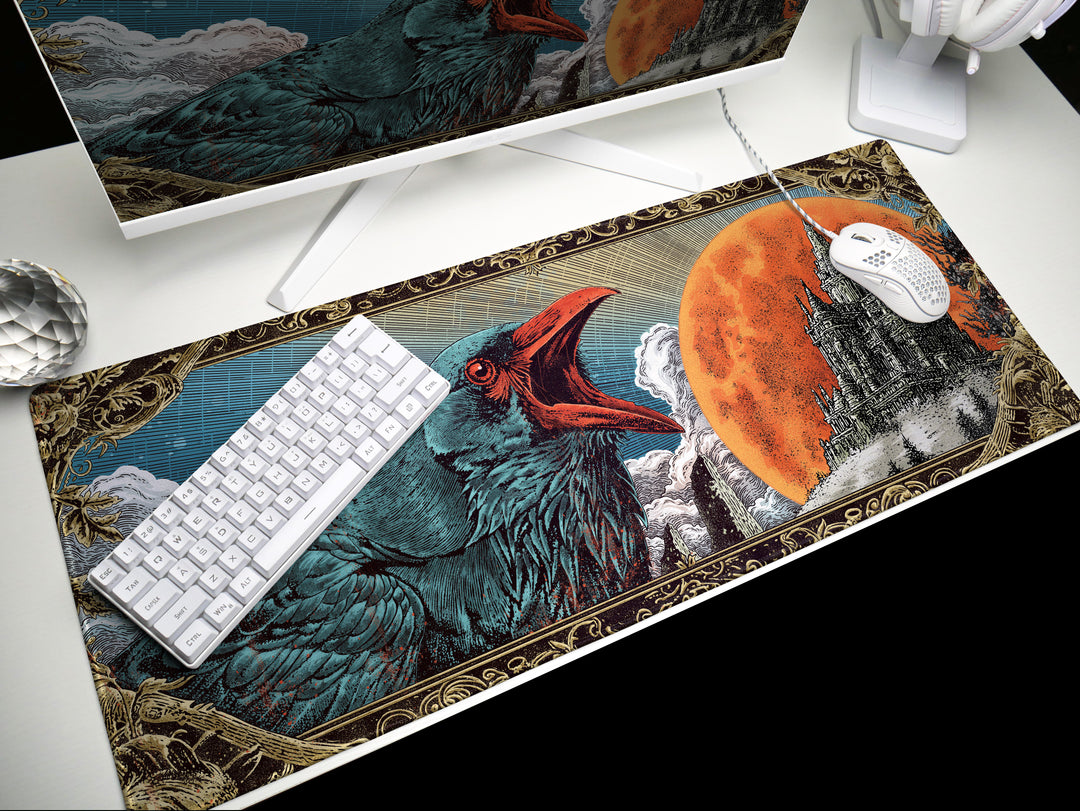 Deskpad - Crimson Moon Caw, image 11