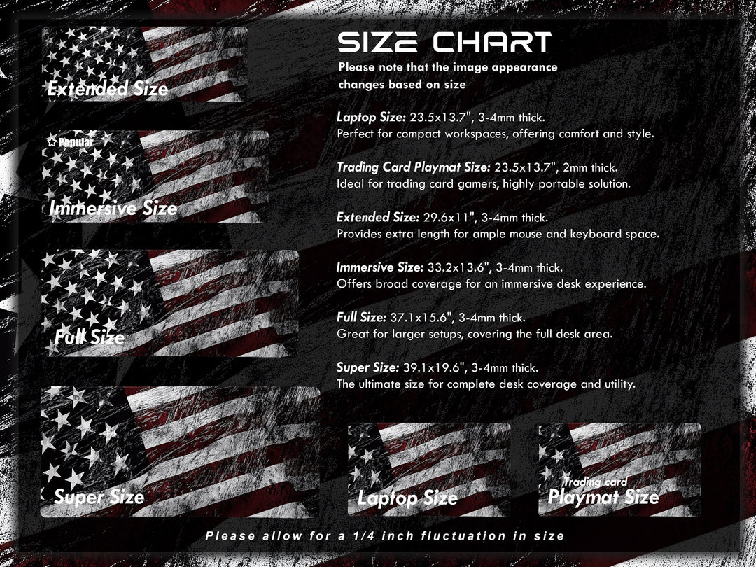 a black and white poster with an american flag