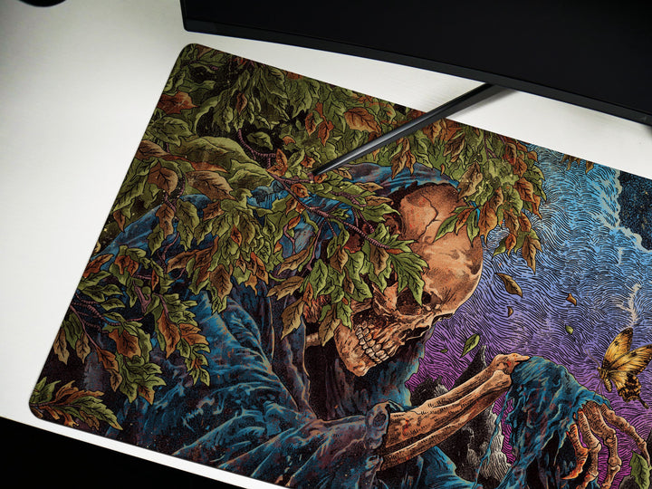 Twilight Wither, Desk Mat, Death and Rebirth Artwork by Wekx