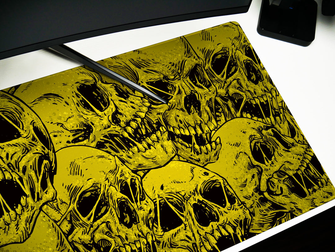 Fierce Skulls Yellow