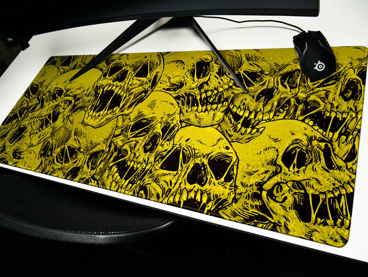 Fierce Skulls Yellow