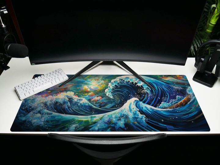 Futuristic Great Wave Design 2