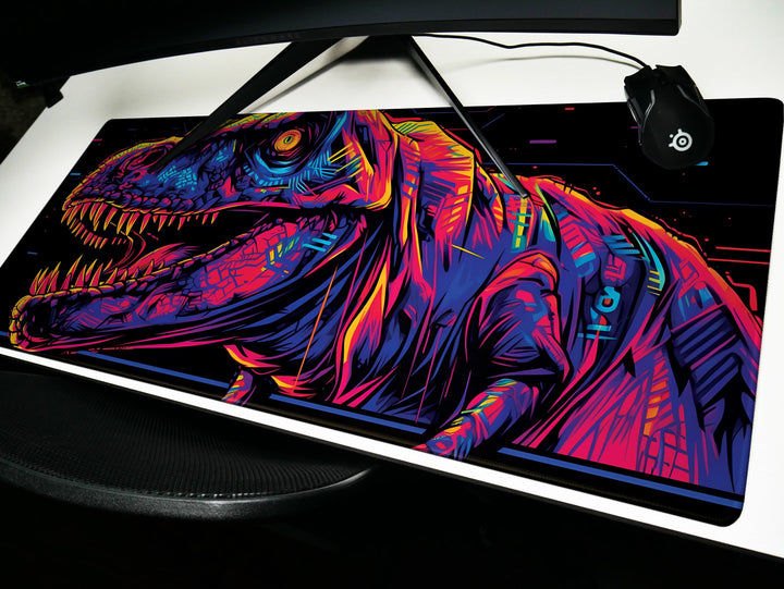 Neon T-Rex Design 1