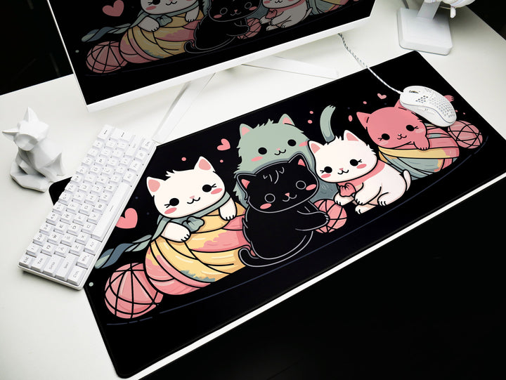 Playful Kawaii Kittens Design 2