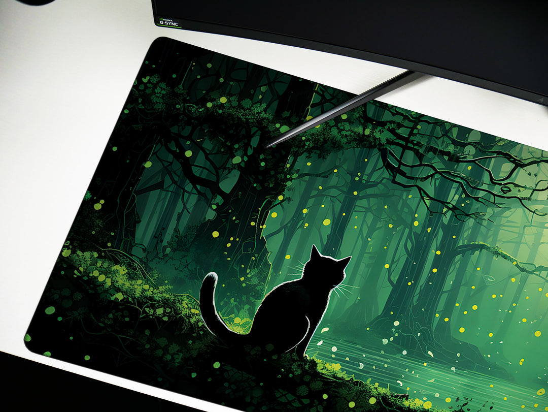 Black Cat Forest Design 1