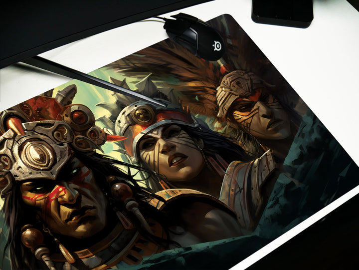 Aztec Warriors, Design 1
