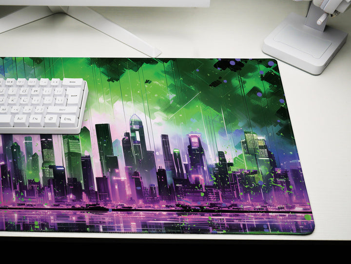Vibrant Cyber Cityscape Design 1