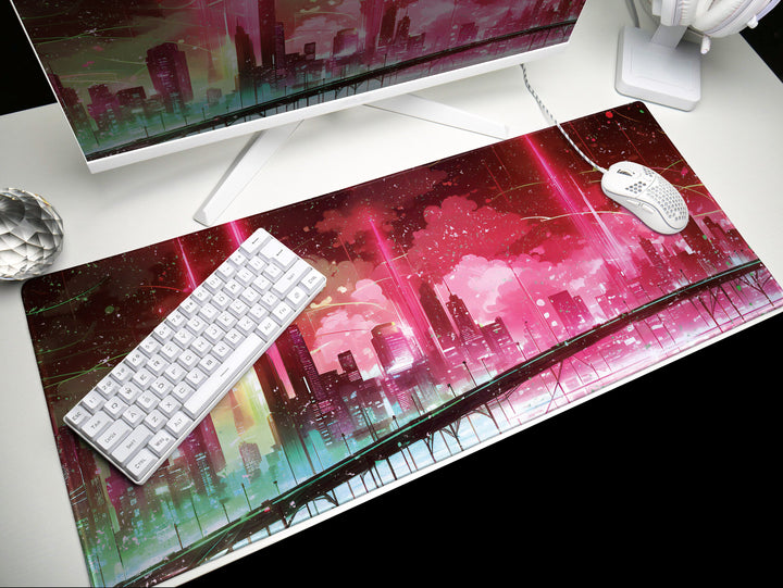Vibrant Cyber Cityscape Design 3